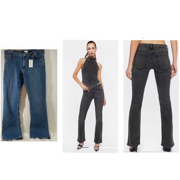 Forever 21 Denim - FOREVER 21 PREMIUM Low Rise Slim Fit Bootcut Leg Denim Jeans Size 30 NEW